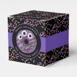 Happy Halloween Lila Blue Monster Donut Geschenkschachtel