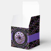 Happy Halloween Lila Blue Monster Donut Geschenkschachtel (Geöffnet)