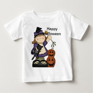 Happy Halloween Little Hexe Long Sleeve Baby T-shirt