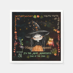 Happy Halloween Little Hexe Serviette