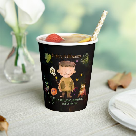 Happy Halloween Little Monster Pappbecher (In Situ)