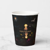 Happy Halloween Little Monster Pappbecher (Rückseite)