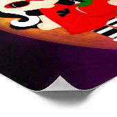 Happy Halloween Little Vampress Poster (Ecke)