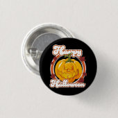 Happy Halloween Logo Button (Vorne & Hinten)