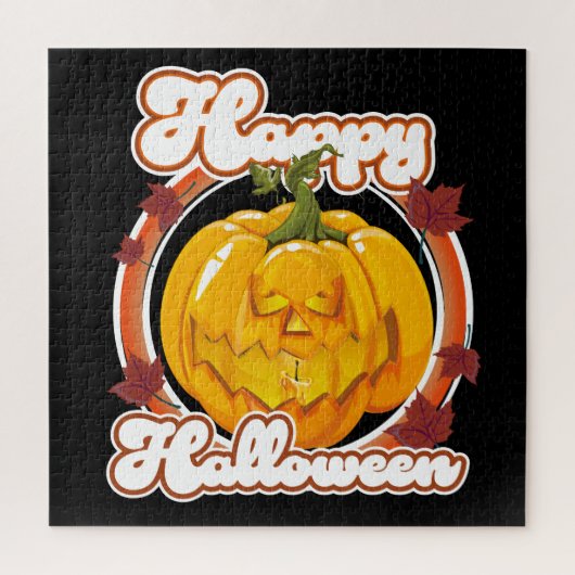 Happy Halloween Logo Puzzle (Vertikal)