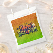 Happy Halloween lustige Imitate Glitzer Geschenktütchen (Ausgeschnitten)