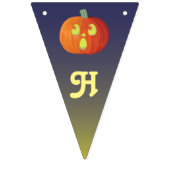 Happy Halloween lustiger Pumpkin Wimpelkette (Zweite Fahne)