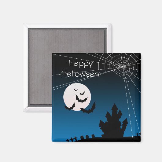 Happy Halloween Magnet (Vorderseite/Rückseite)