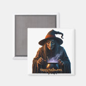 Happy Halloween Magnet (Vorderseite/Rückseite)