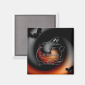 Happy Halloween Magnet (Vorderseite/Rückseite)
