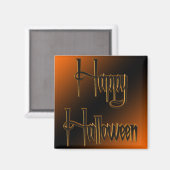 Happy Halloween Magnet (Vorderseite/Rückseite)