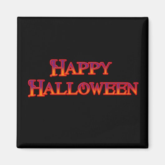 Happy Halloween Magnet (Vorne)