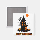 Happy Halloween Magnet (Vorderseite/Rückseite)