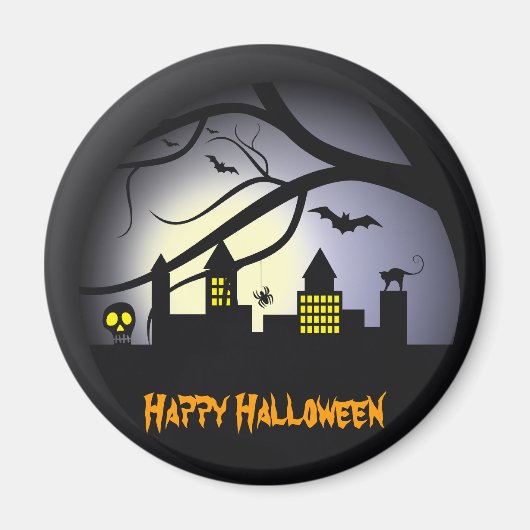 Happy Halloween Magnete Magnet (Vorne)