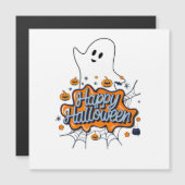 Happy Halloween Magnetkarte (Vorne/Hinten)