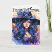 Happy Halloween | Majestic Witz Karte (Vorderseite)