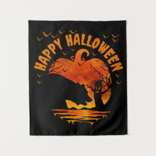 HAPPY HALLOWEEN MÄNNER KINDER KOSTEN WANDTEPPICH