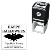 Happy Halloween Mansion Horror Rücksendeadresse Permastempel (Beispiel)