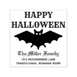 Happy Halloween Mansion Horror Rücksendeadresse Permastempel