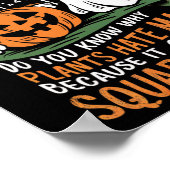 Happy Halloween - Math Teacher Scientist Funny Des Poster (Ecke)