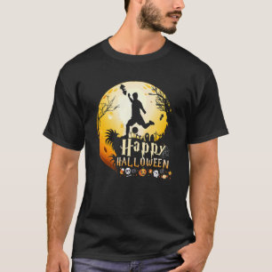Happy Halloween Men Boys Fußball Halloween Sport T-Shirt