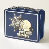 Happy Halloween Metall Brotdose (Rückseite)