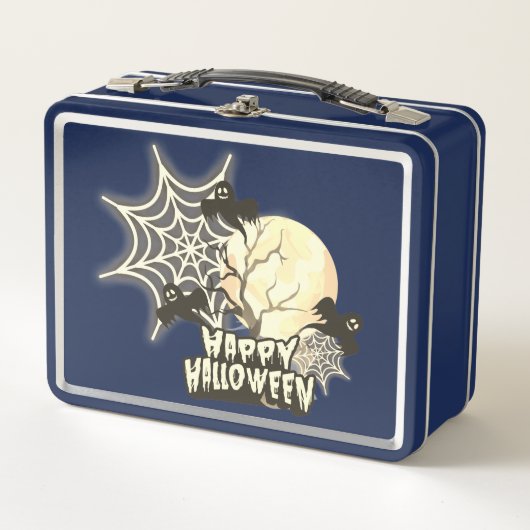 Happy Halloween Metall Brotdose (Vorderseite)