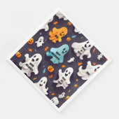 Happy Halloween Mini Ghosts Serviette (Ecke)