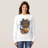 Happy Halloween mit allen Spielern Sweatshirt (Vorne ganz)