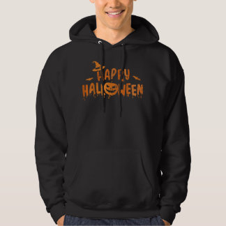 Happy halloween mit beängstigendem Kürbisgesicht u Hoodie