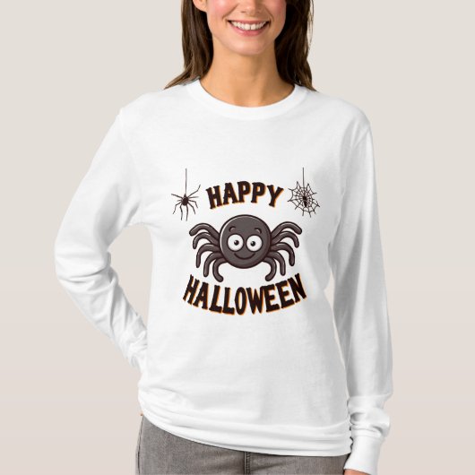 Happy Halloween mit einem gruseligen Kraut T-Shirt (Vorderseite)