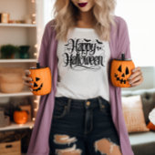 Happy Halloween mit Gespenstern & Fledermäusen T-Shirt