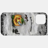 Happy Halloween mit Ghost Cat Bat Pumpkin Case-Mate iPhone Hülle (Rückseite (Horizontal))