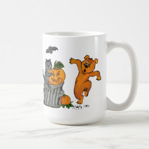 Happy Halloween mit Katzen-Katzen-Hund und Spider Kaffeetasse