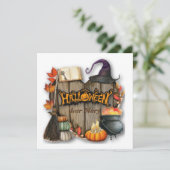 Happy Halloween mit Namen (Stehend Vorderseite)