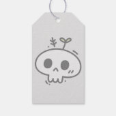 Happy Halloween moderne Geschenketiketten Geschenkanhänger (Rückseite)