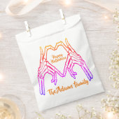 Happy Halloween Modernes Script Custom Halloween Geschenktütchen (Ausgeschnitten)