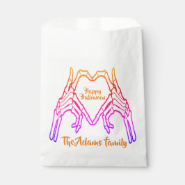 Happy Halloween Modernes Script Custom Halloween Geschenktütchen
