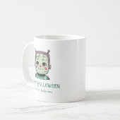 Happy Halloween Monster Kaffeetasse (Vorderseite Links)