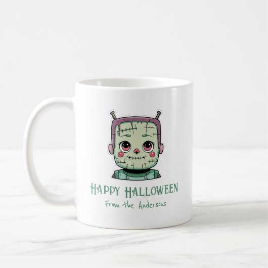 Happy Halloween Monster Kaffeetasse (Links)