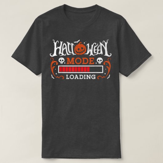 Happy Halloween Mood Loading phantastisch Funny Bo T-Shirt (Design vorne)