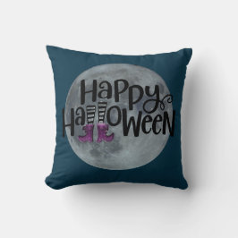 Happy Halloween Moon Kissen