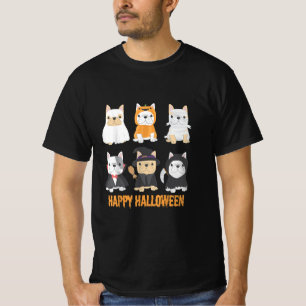 Happy Halloween Mops Hunde Niedliche Französisch B T-Shirt