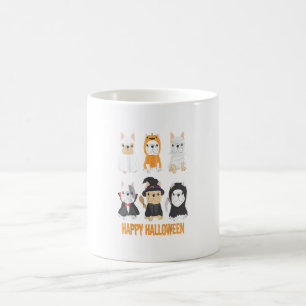 Happy Halloween Mops Hunde Niedliche Französisch Kaffeetasse