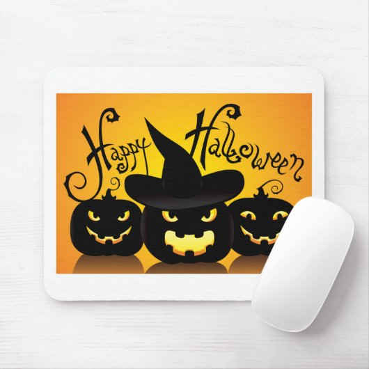 Happy Halloween Mousepad (Mit Mouse)