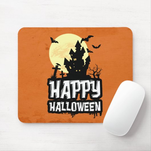 Happy Halloween Mousepad (Mit Mouse)