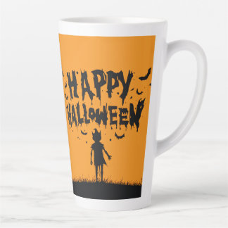 Happy Halloween:Mug with Mysterious Silhouette Milchtasse