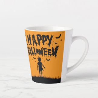 Happy Halloween:Mug with Mysterious Silhouette Milchtasse