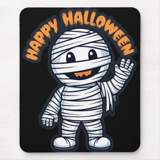 Happy Halloween Mumie Mousepad (Vorne)