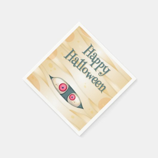 Happy Halloween Mummy Serviette (Ecke)